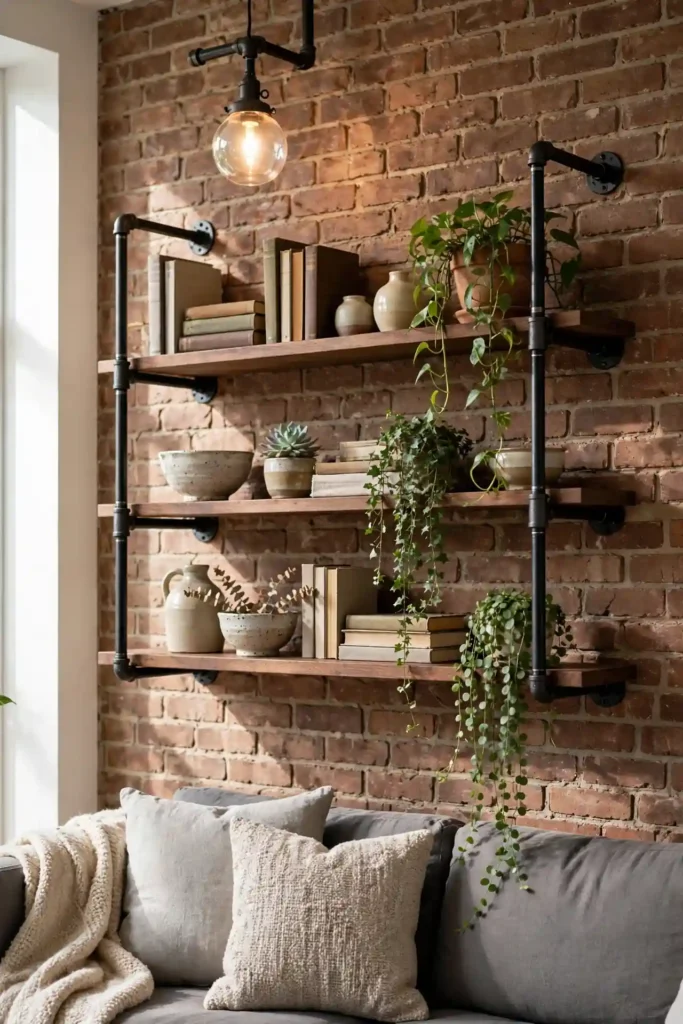 Pipe Shelving Display
