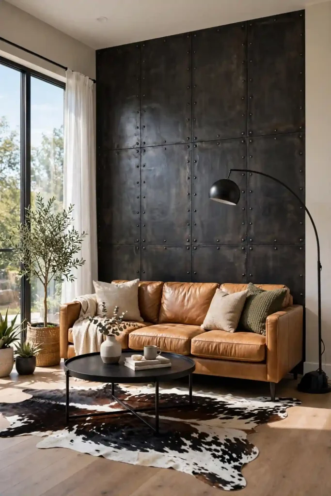 Riveted Panel Wall