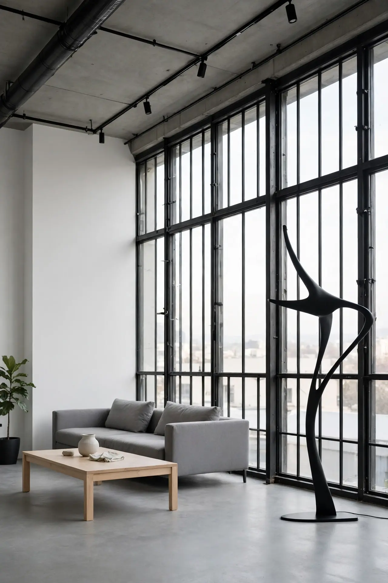 Minimalist Loft Lighting