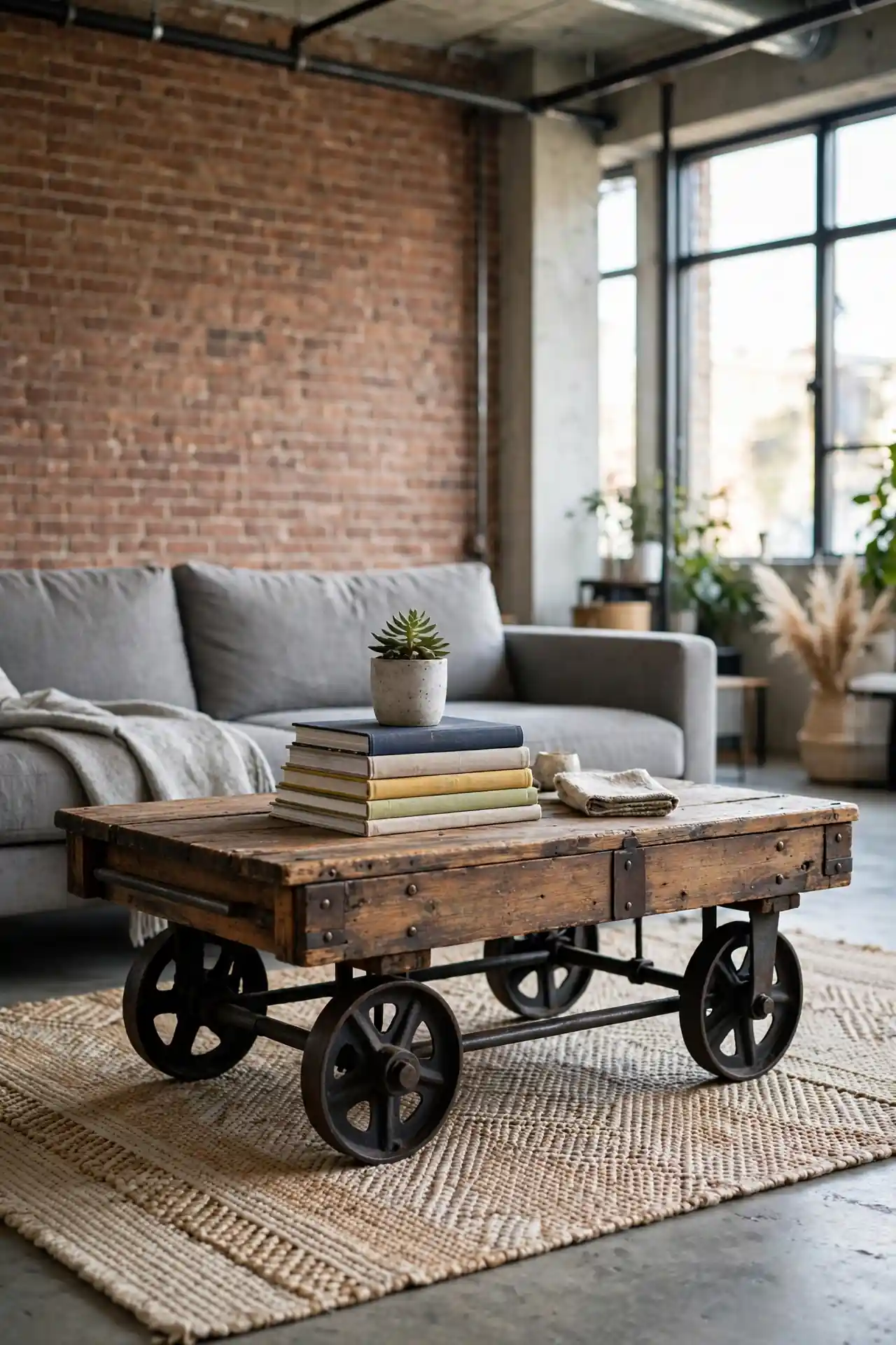 Vintage Factory Carts