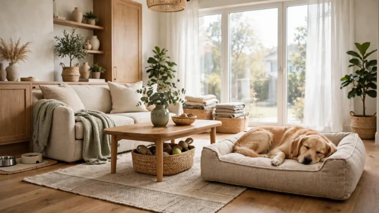 how to make your space feel intentional with a pet