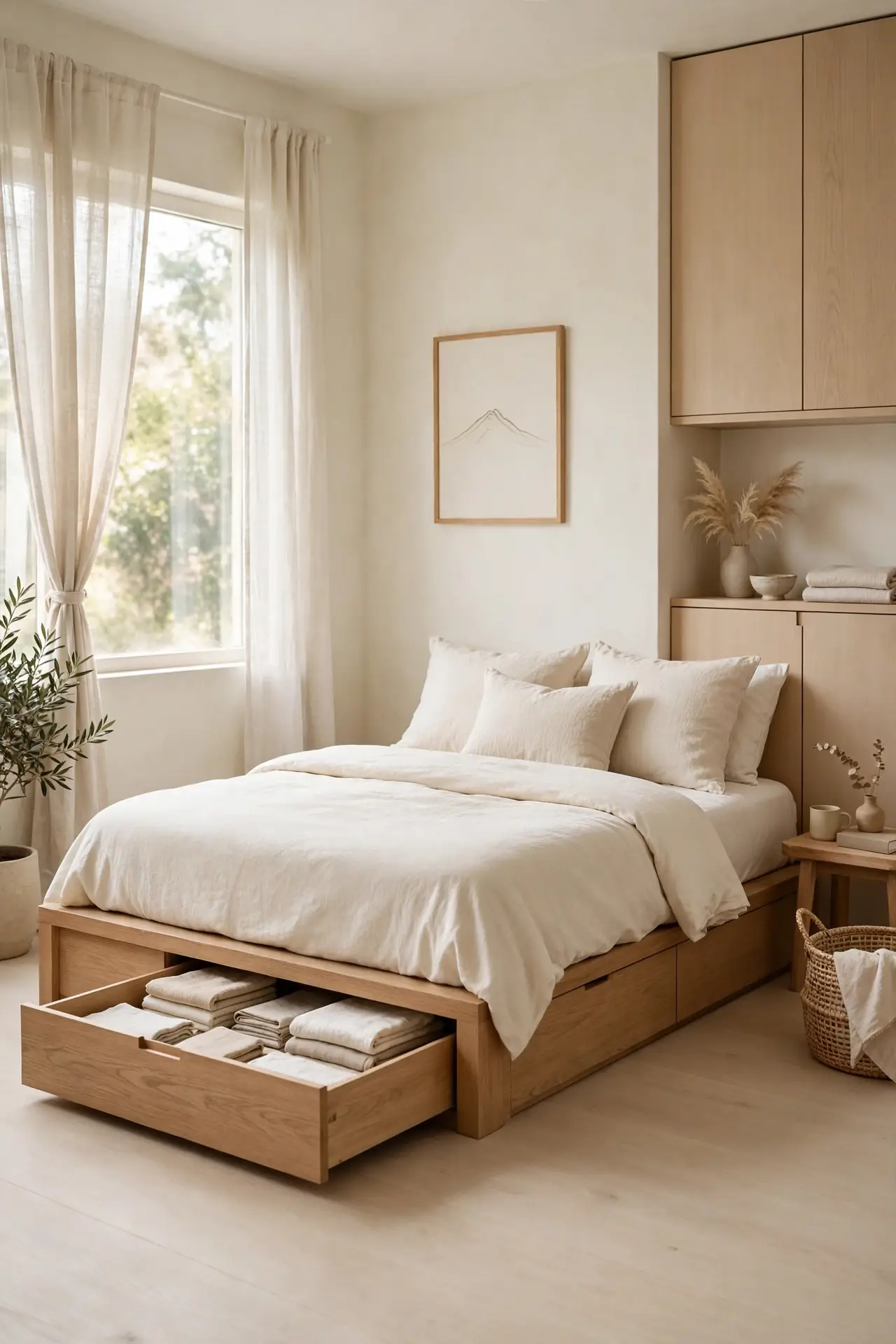 Hidden Bed Storage