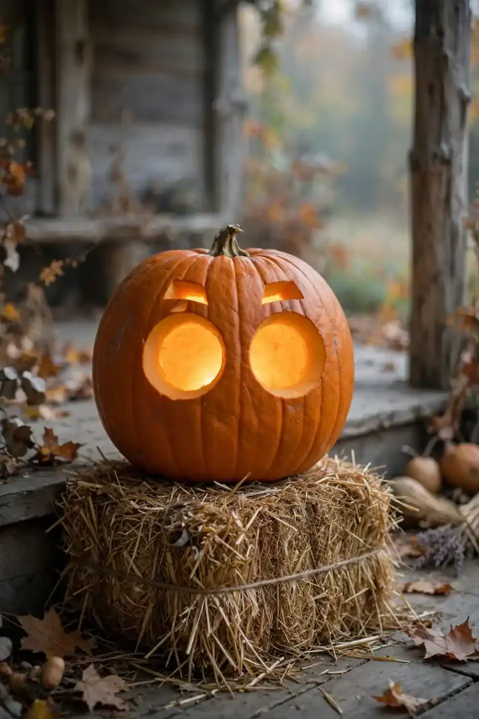Owl Eyes Stare