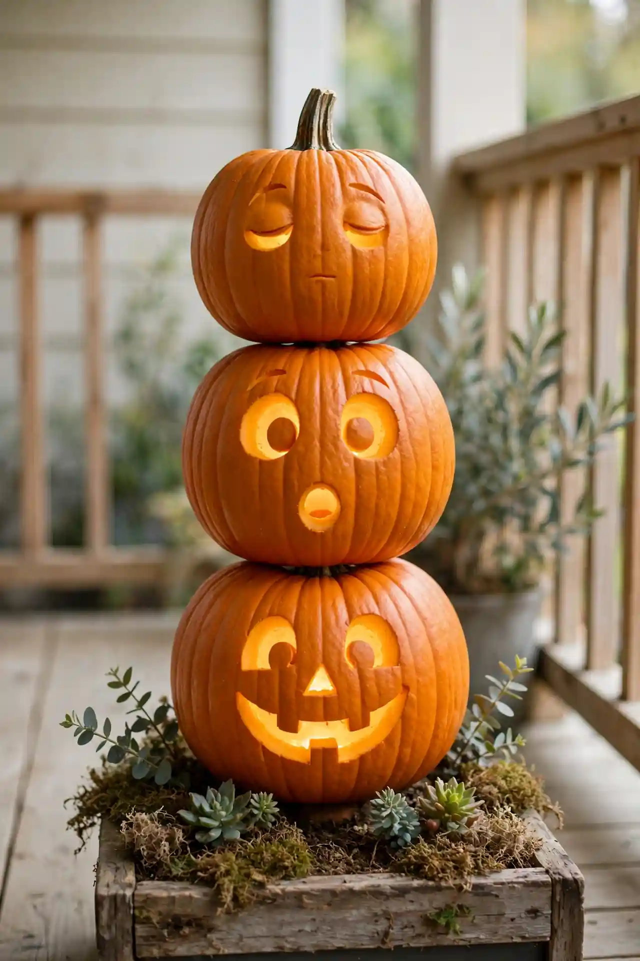 Pumpkin Totem Stack