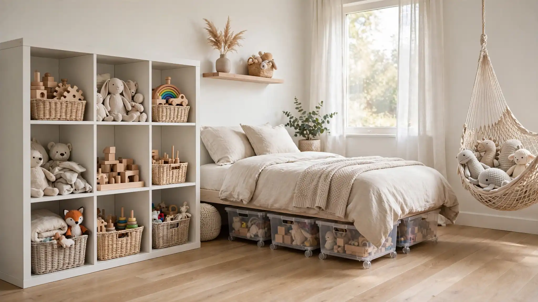 kids bedroom storage ideas (featured)