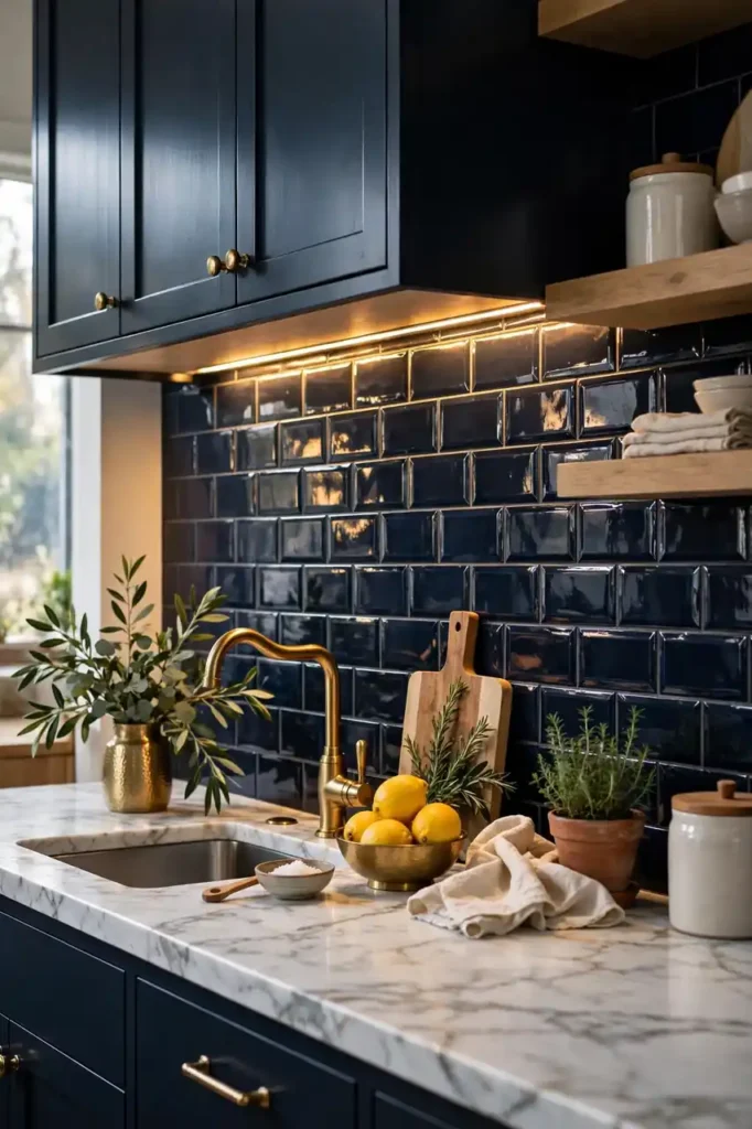 Bold Navy Tile