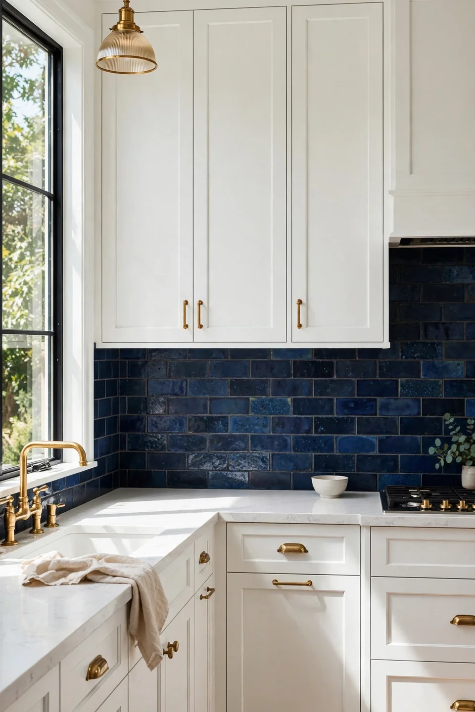 Navy Blue Statement