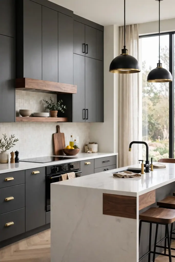 Charcoal Gray Depth