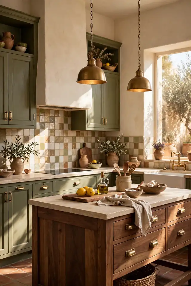 Olive Green Warmth