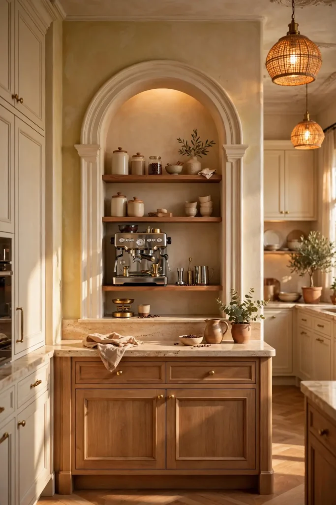 Built In Coffee Niche