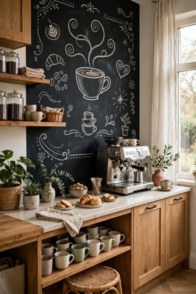 Chalkboard Menu Wall