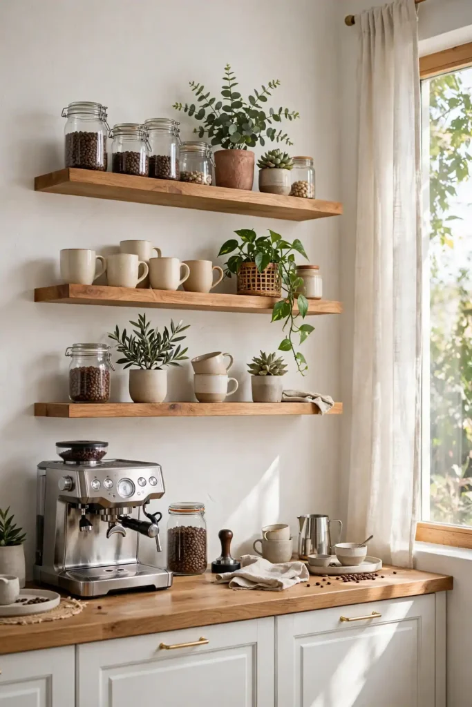 Floating Coffee Shelves