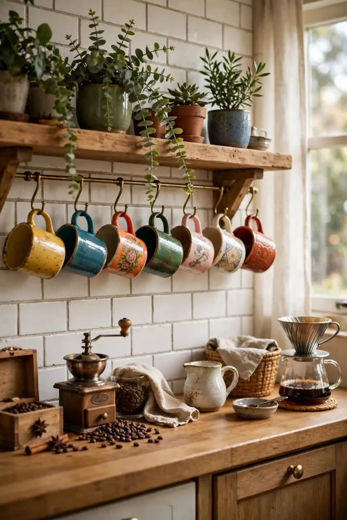 Vintage Mug Display
