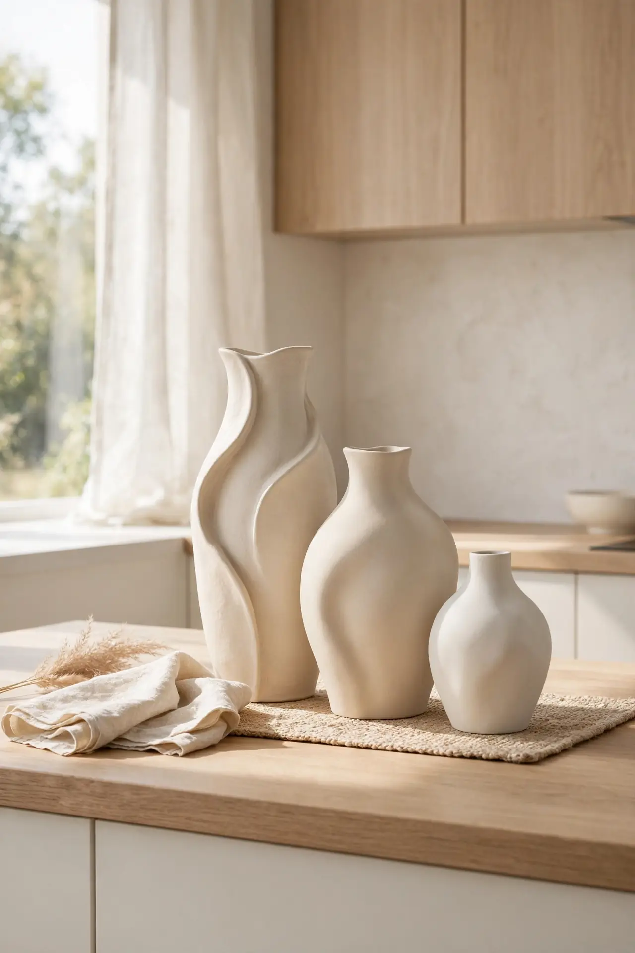 Ceramic Vase Trio