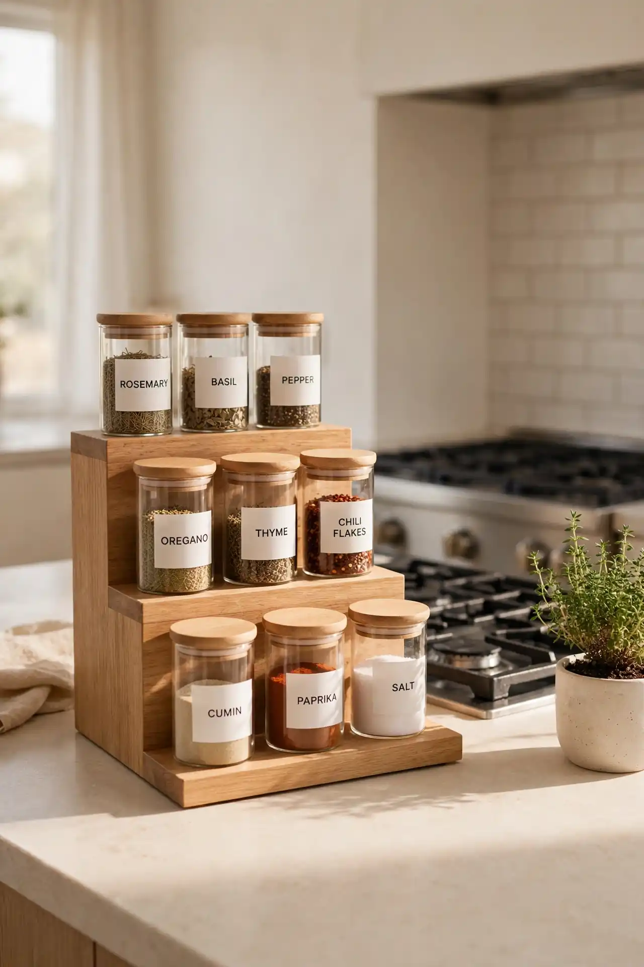 Tiered Spice Rack
