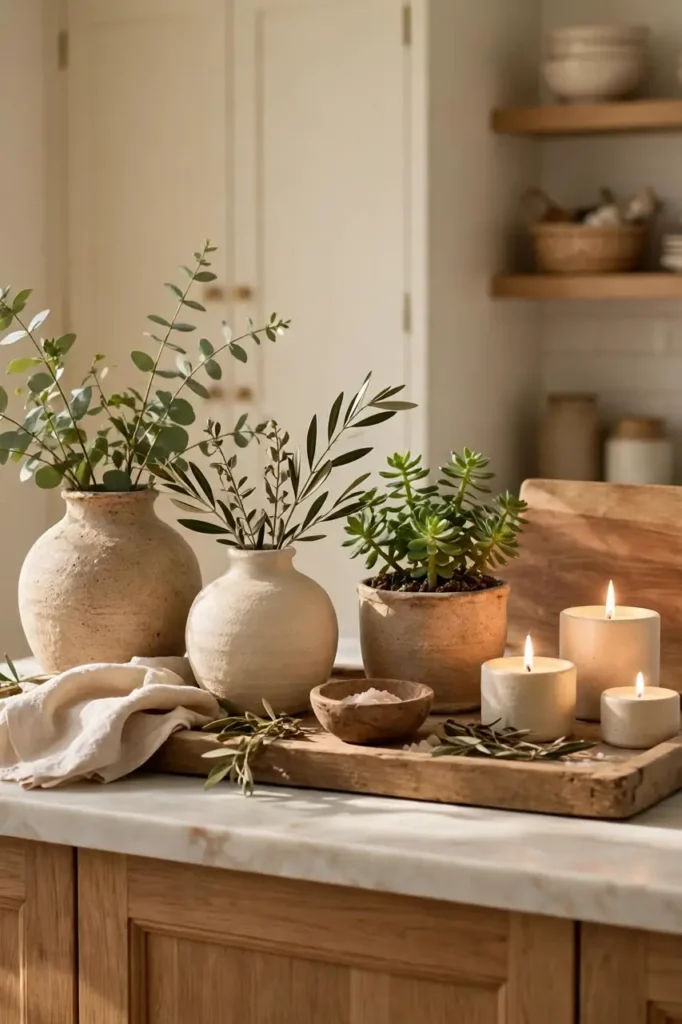 Charming kitchen island decor