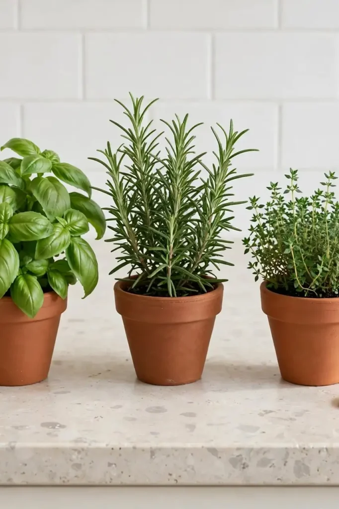 Fresh Herb Pots