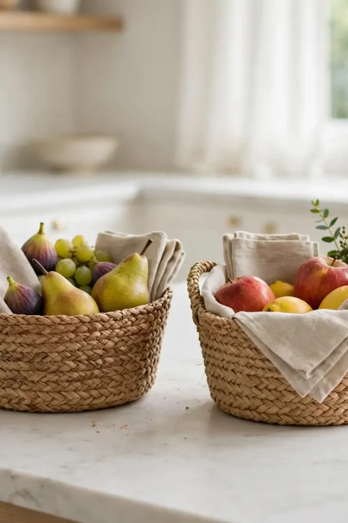 Woven Basket Pair