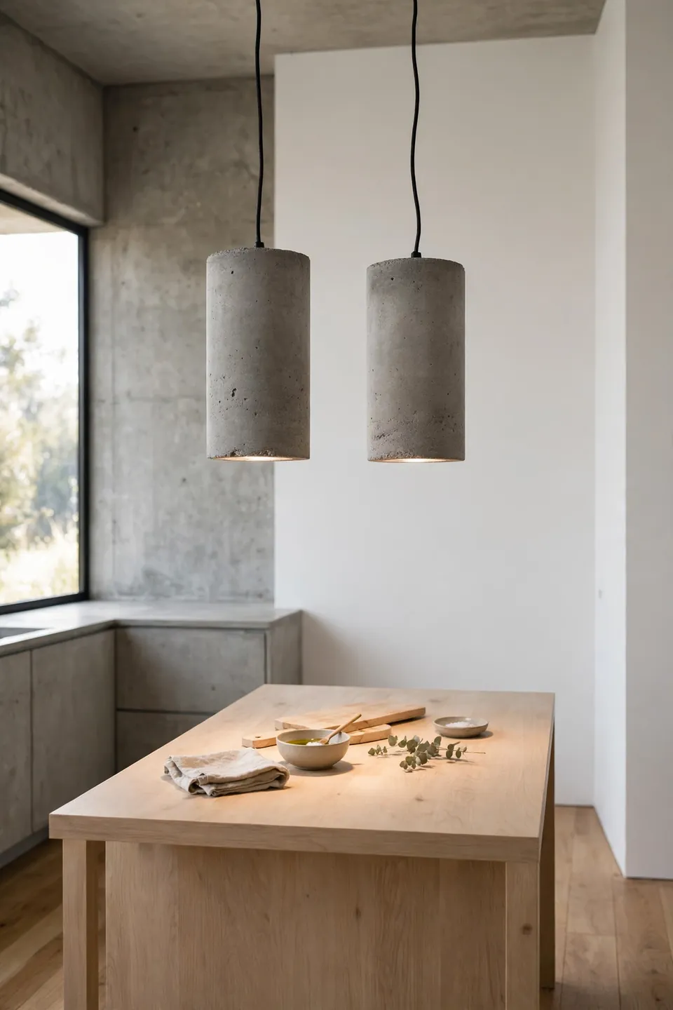 Concrete Cylinder Shades