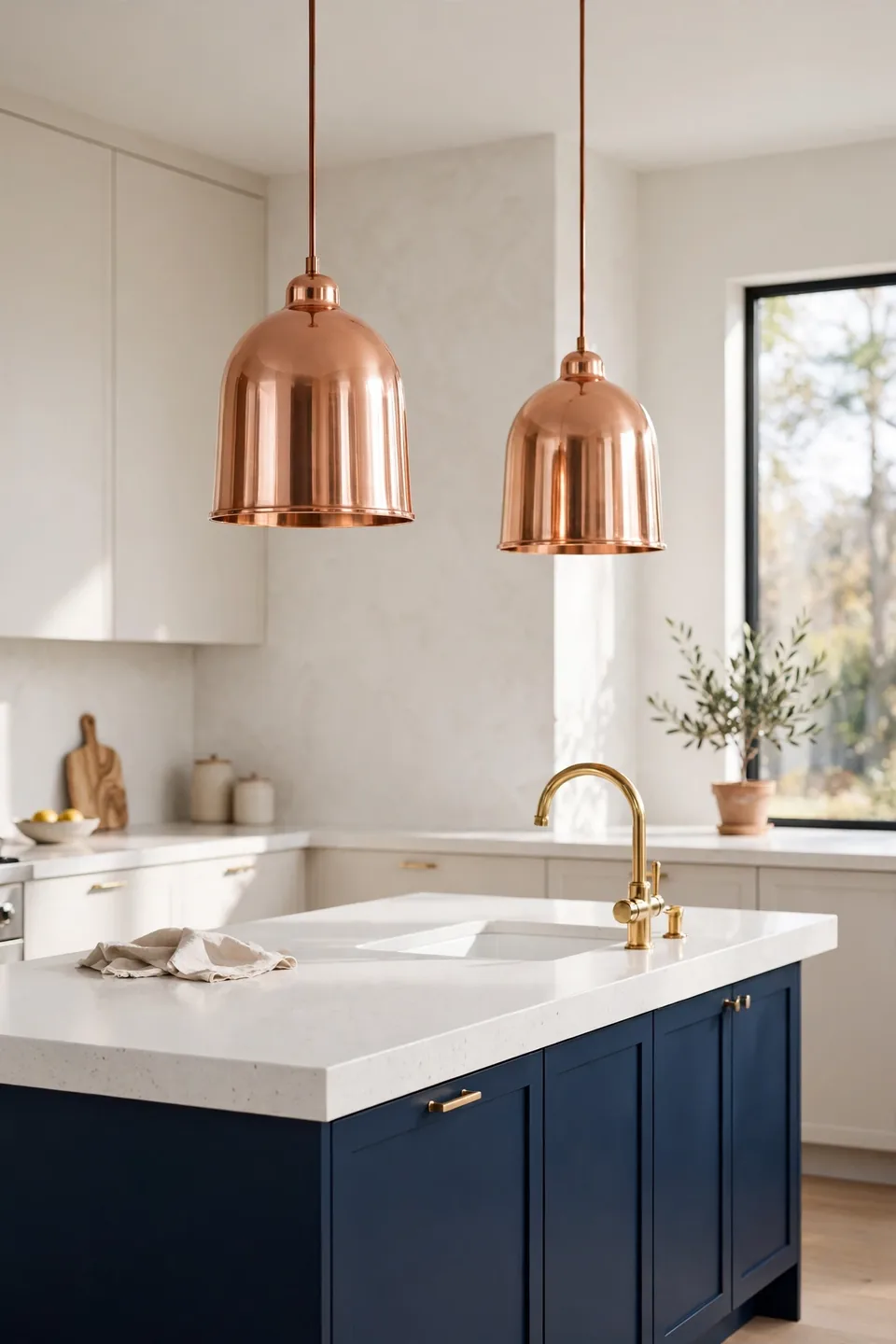 Copper Bell Lights