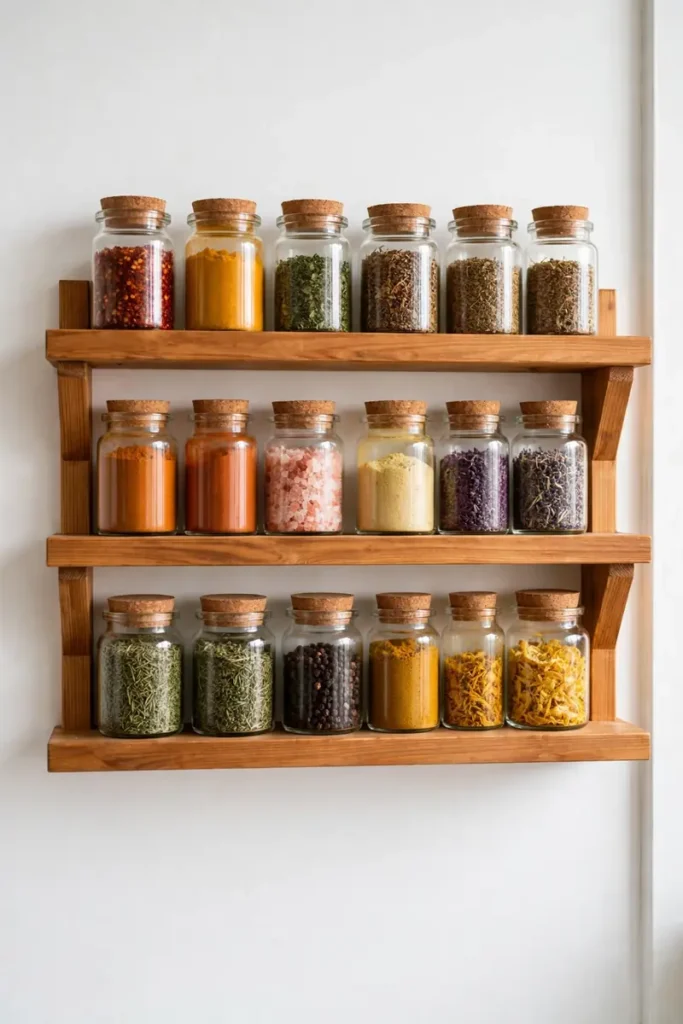 Floating Spice Rack