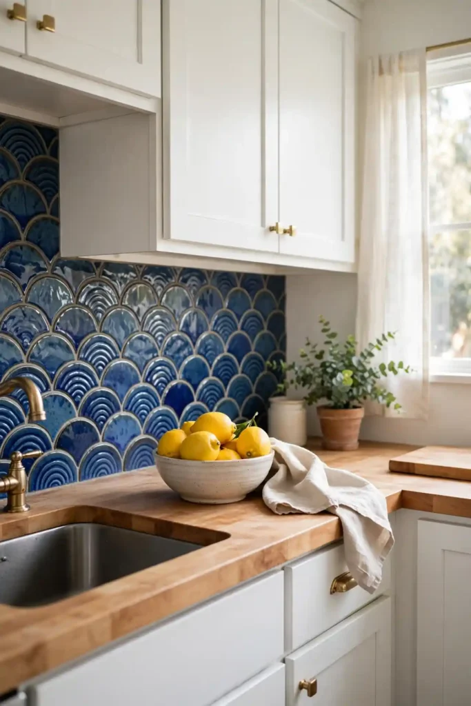 Blue Ceramic Waves