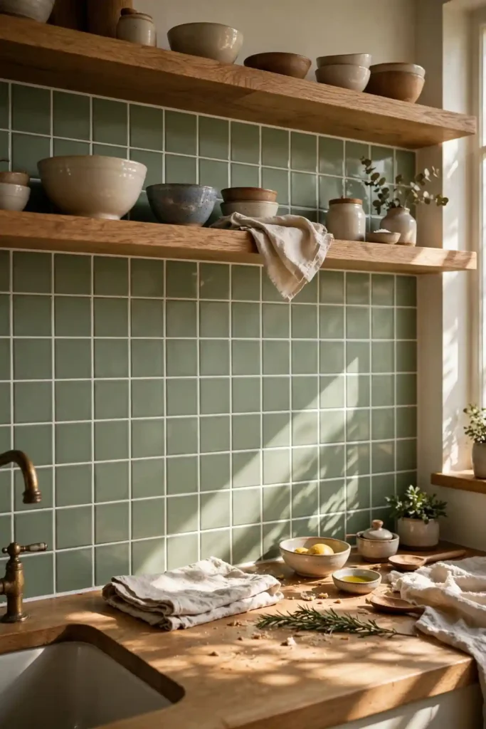 Charming kitchen wall tile design ideas for small kitchens