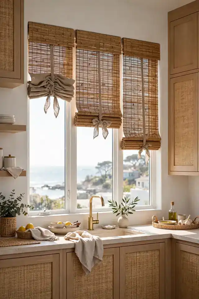 Bamboo Roll Shades