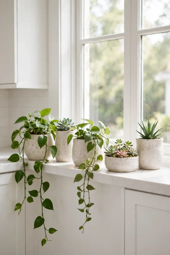 Ceramic Planter Row