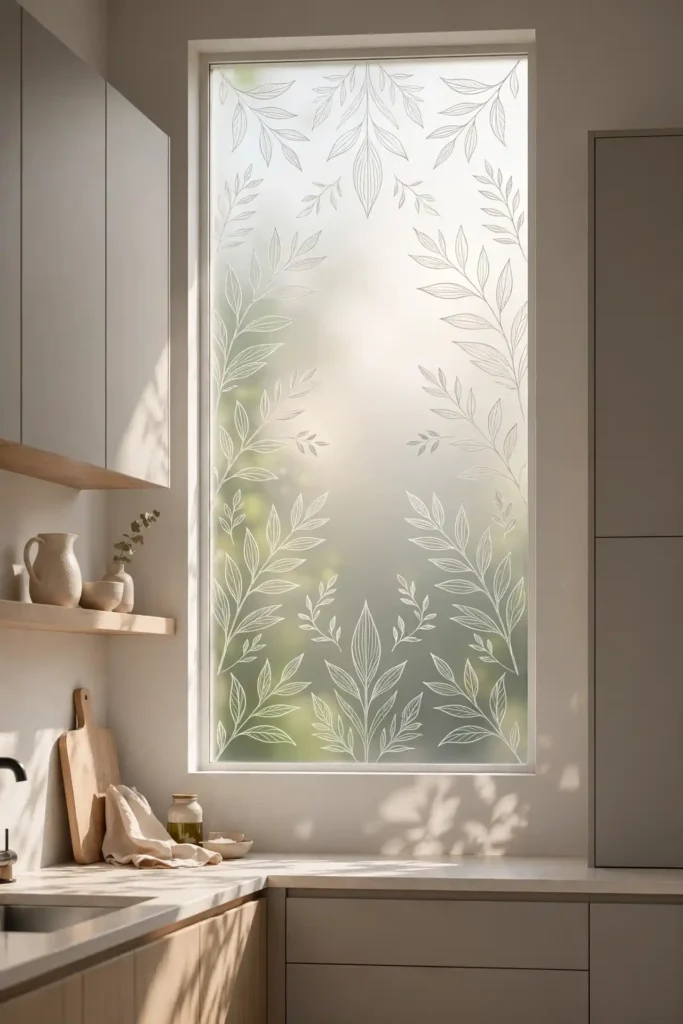 Frosted Pattern Glass