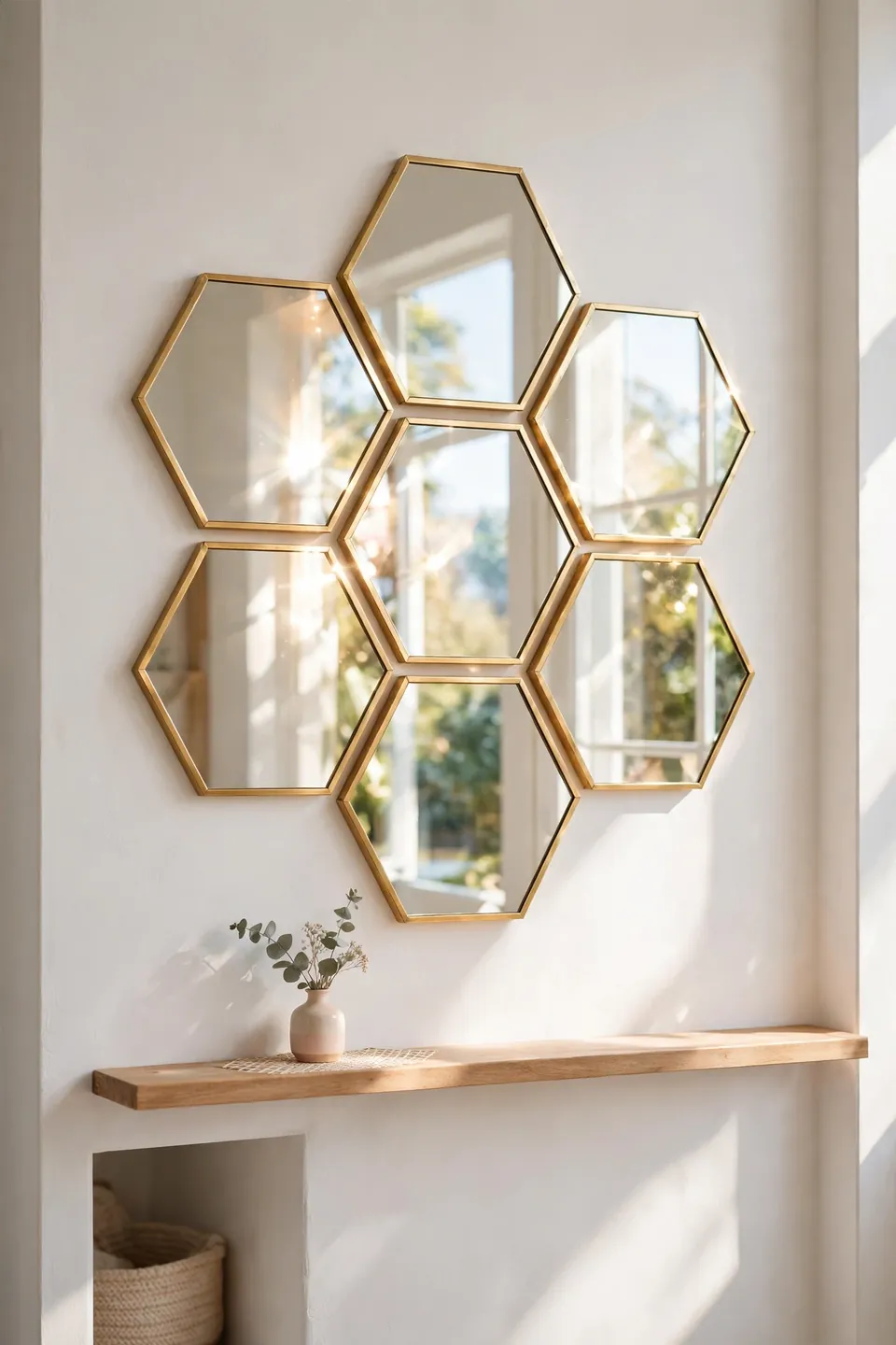 Hexagon Mirror Set