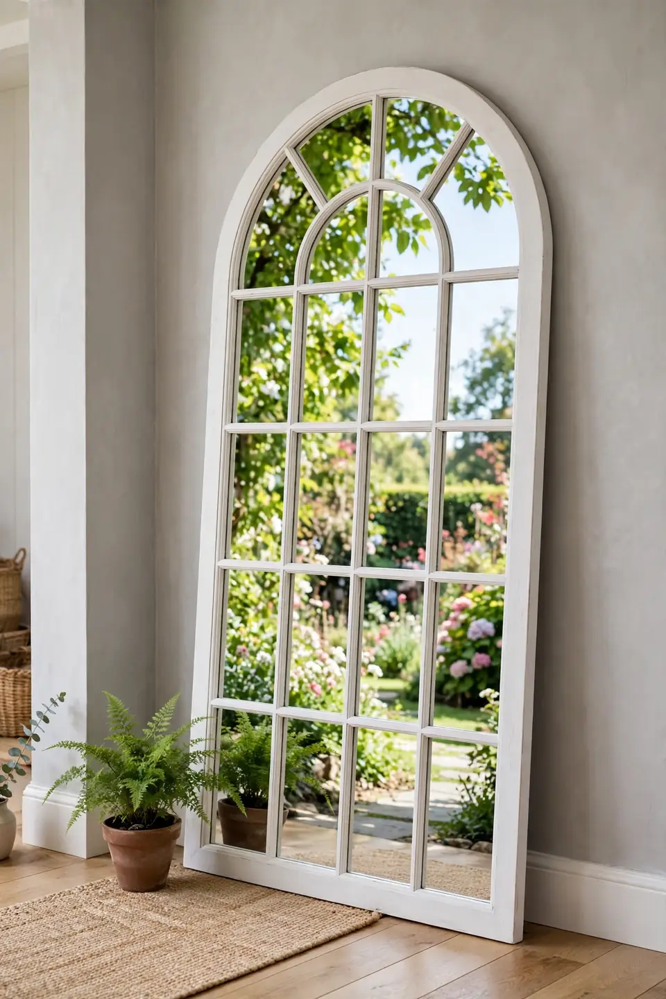 Window Pane Mirror