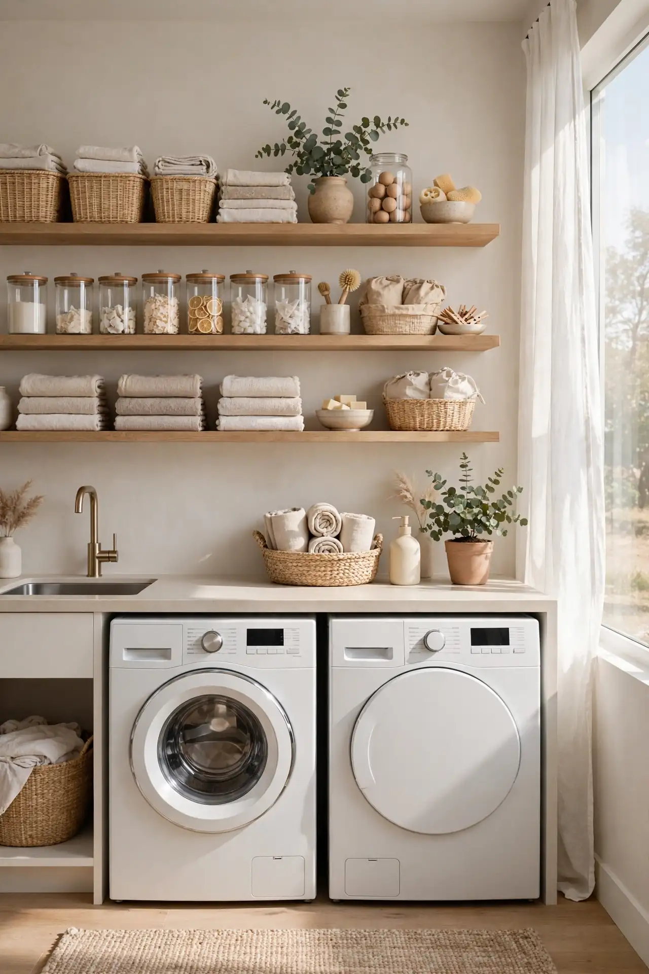 Open Shelving Display