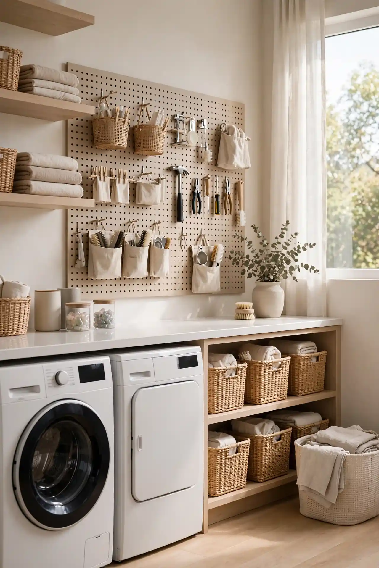 Pegboard Organization