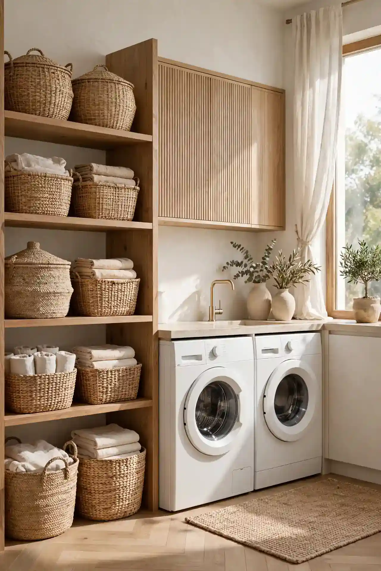 Woven Basket Storage