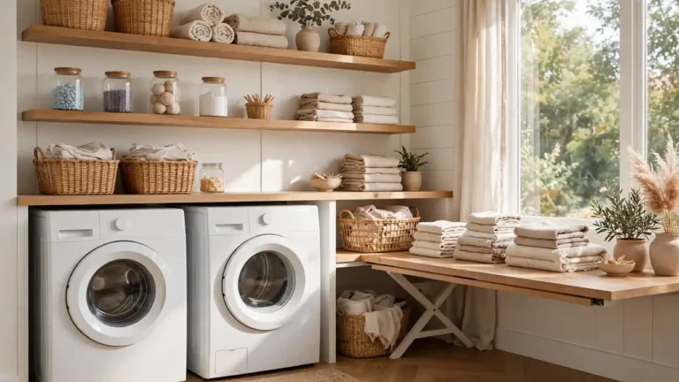 laundry room shelving