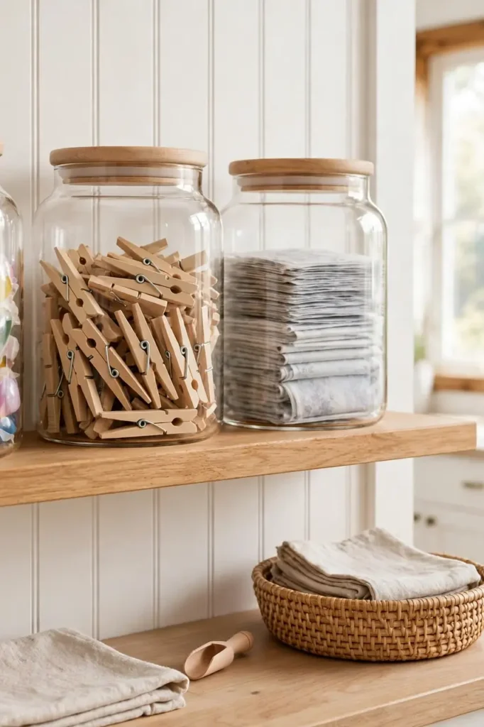 Glass Jar Rows
