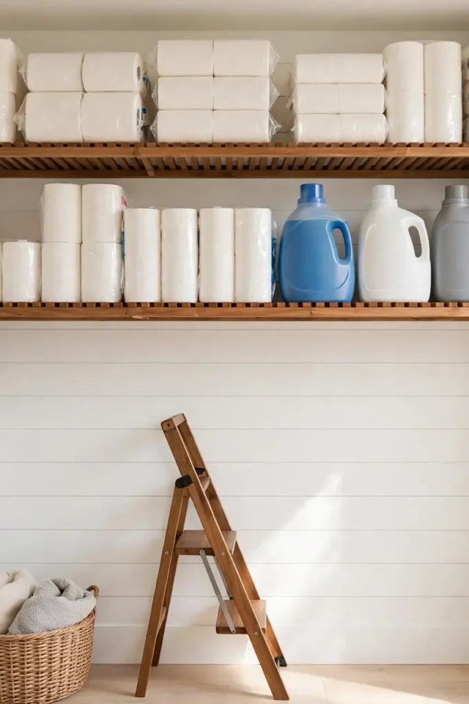 High Ceiling Shelves