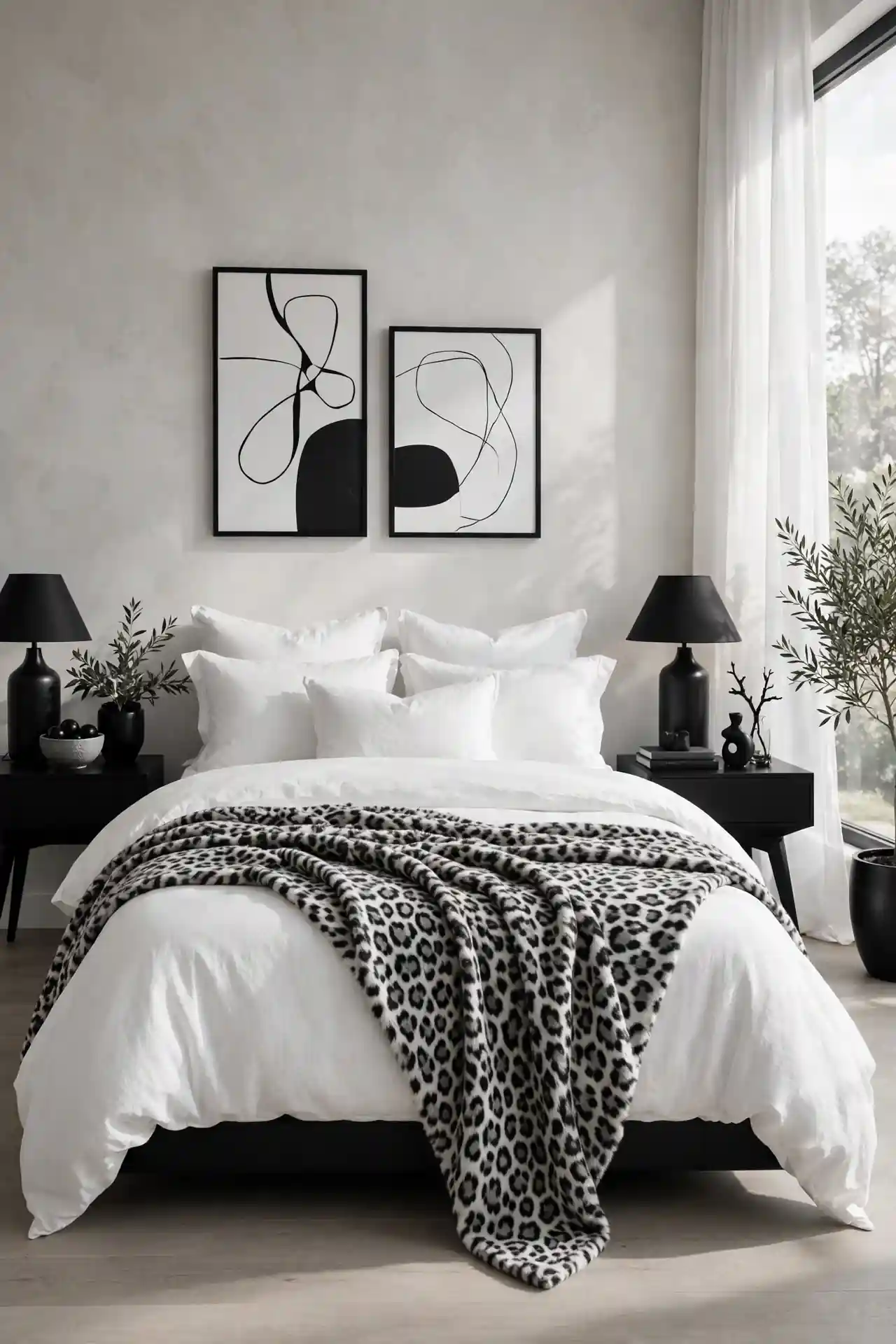 Leopard Mirror Frame