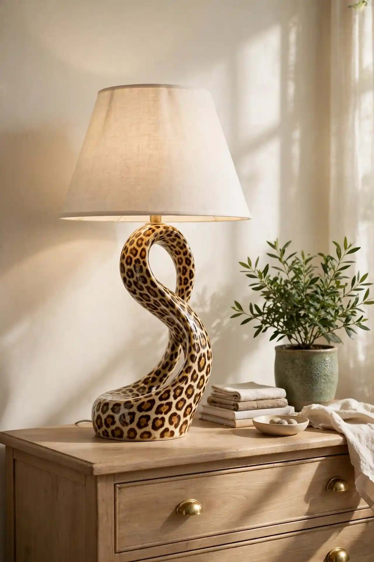 Leopard Lumbar Pillow