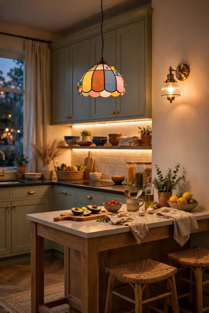 Charming lighting for kitchen