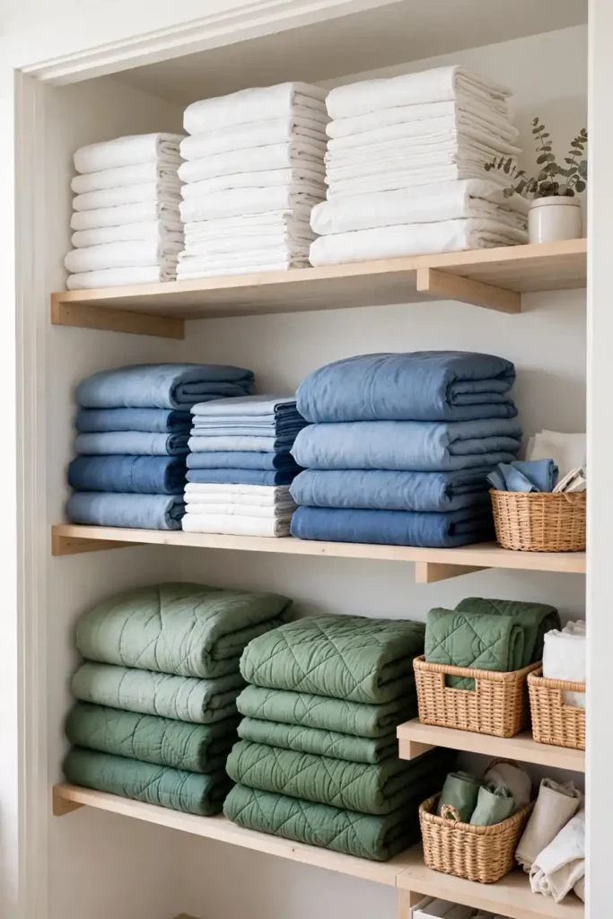 Color Coded Shelves