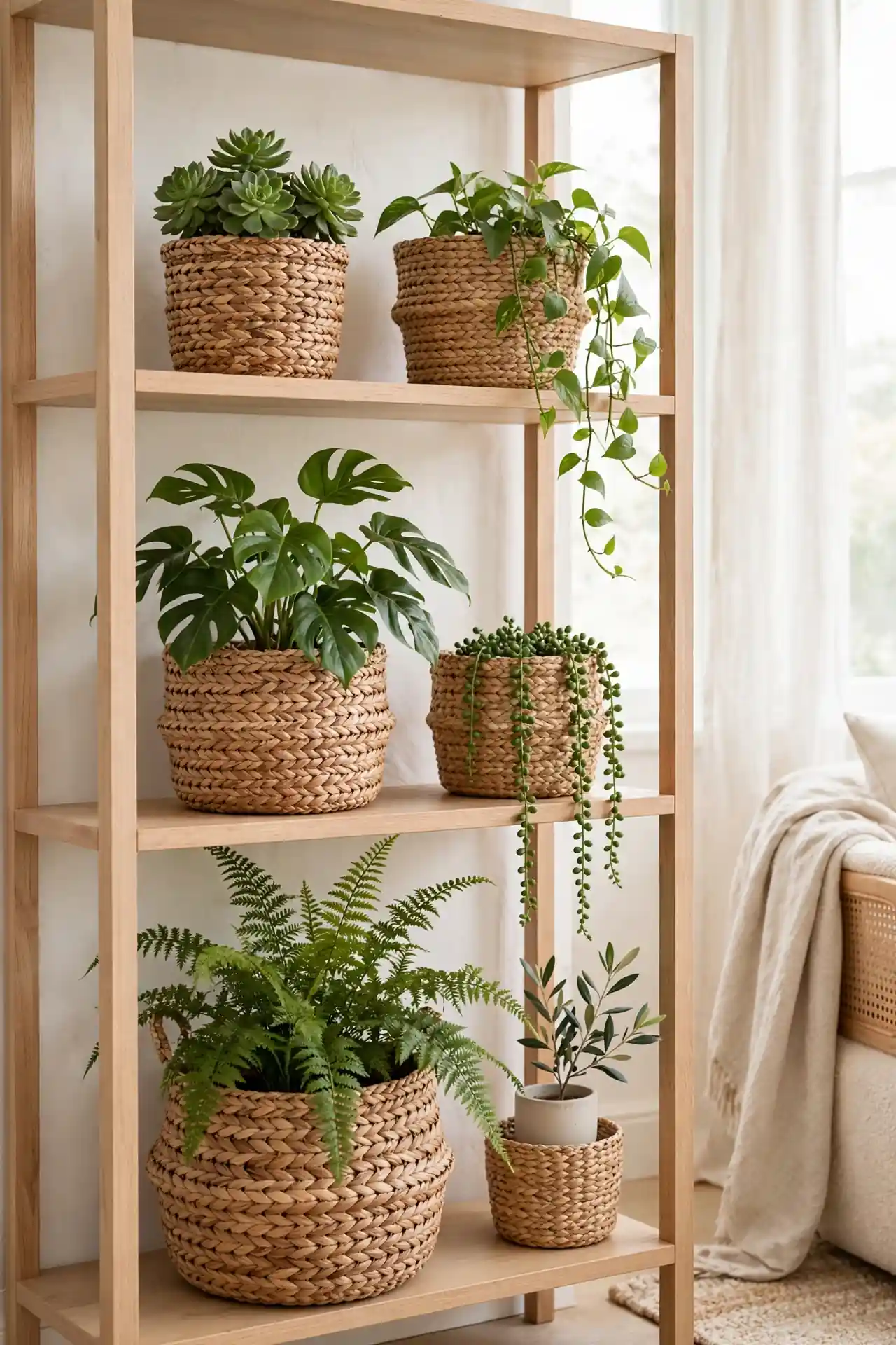 Woven Basket Planters