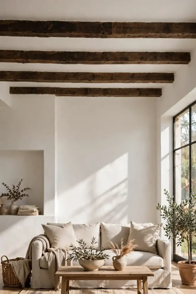 Exposed Wood Beams