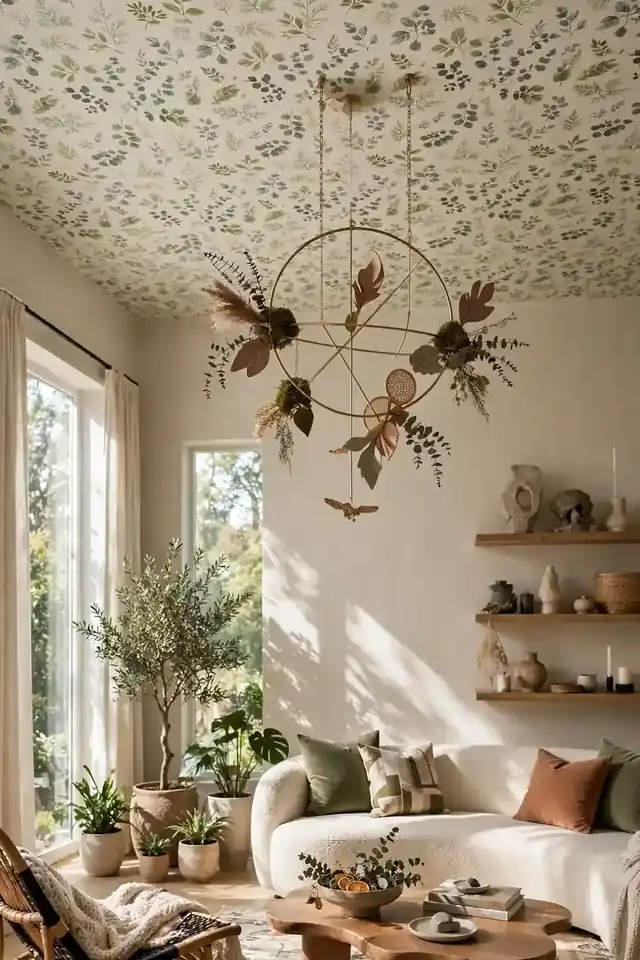 Wallpapered Ceiling Prints