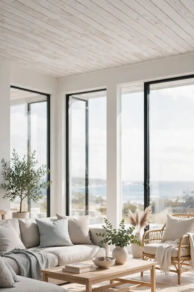 Whitewashed Plank Look
