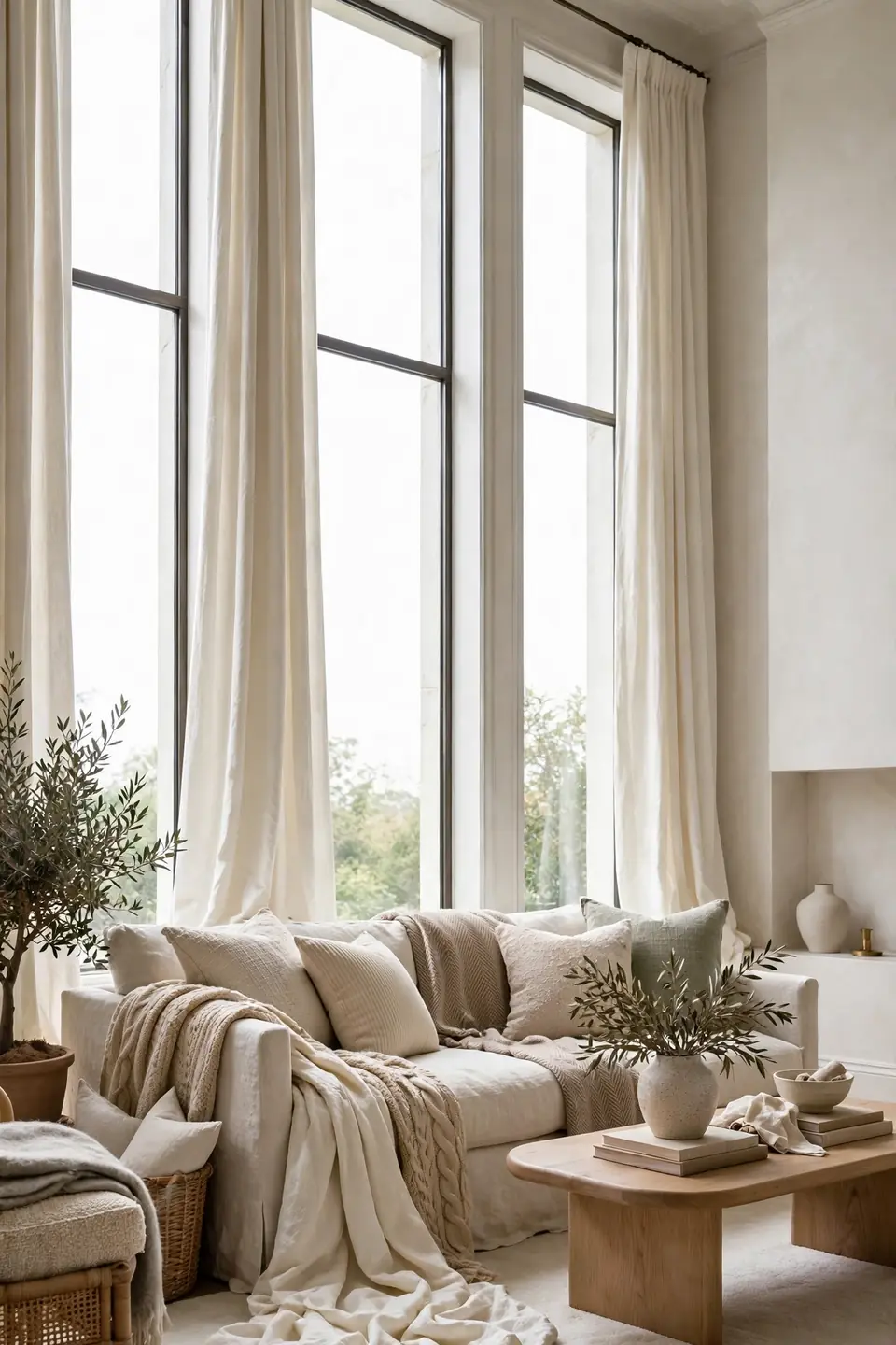 Floor Puddle Drapes