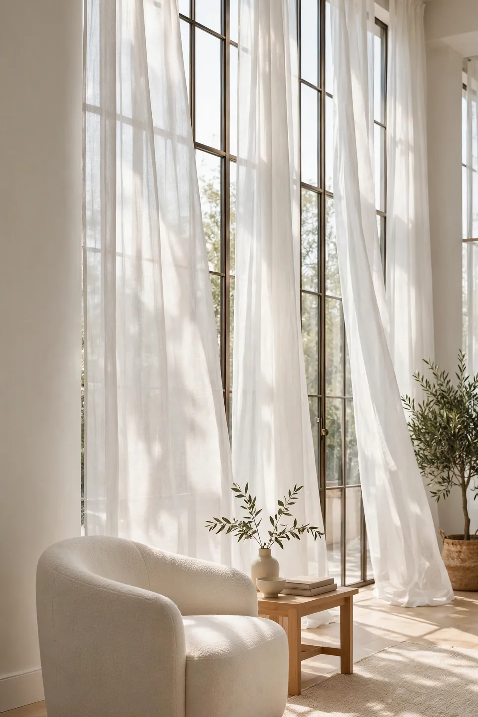 Linen Sheer Panels