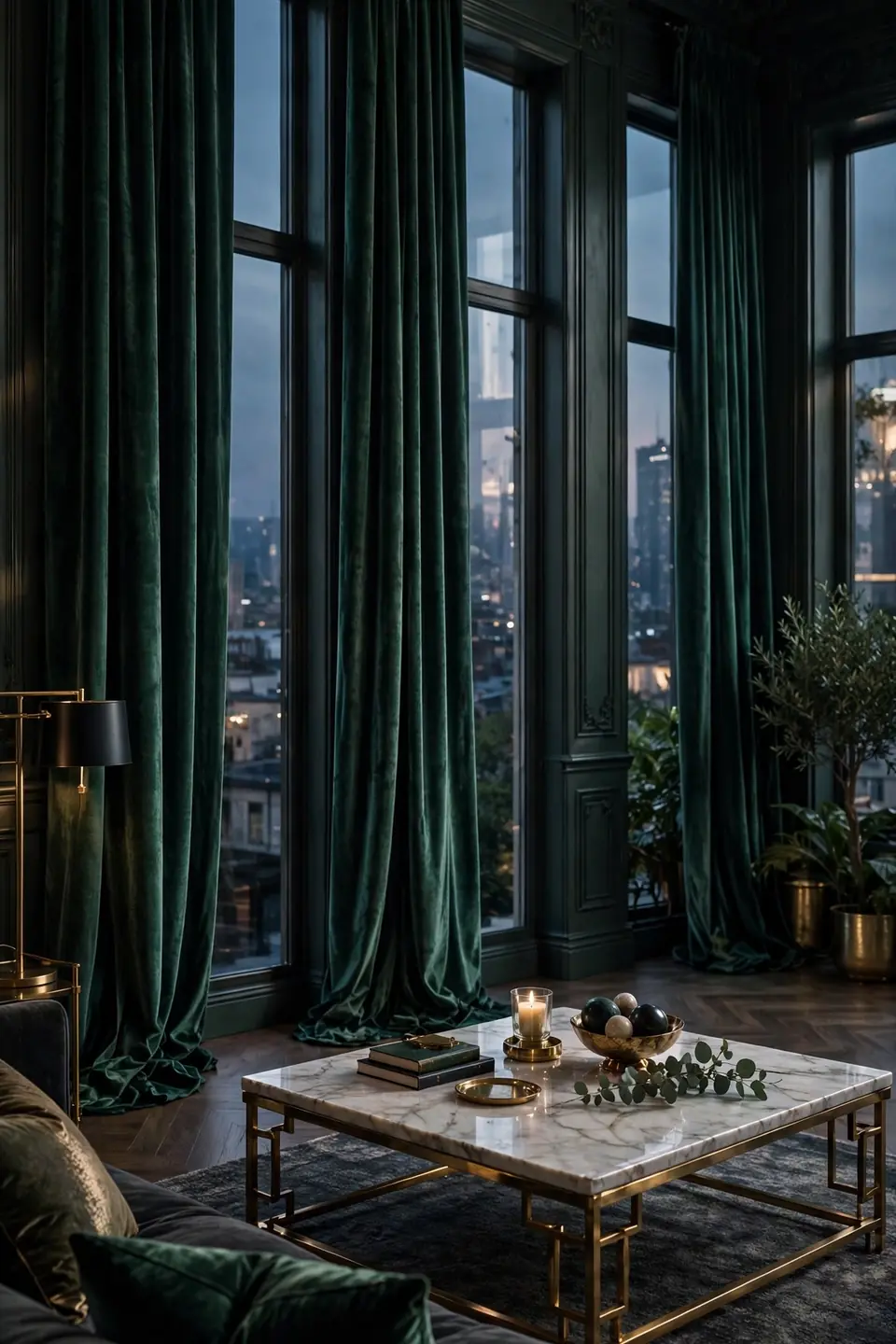 Velvet Statement Drapes