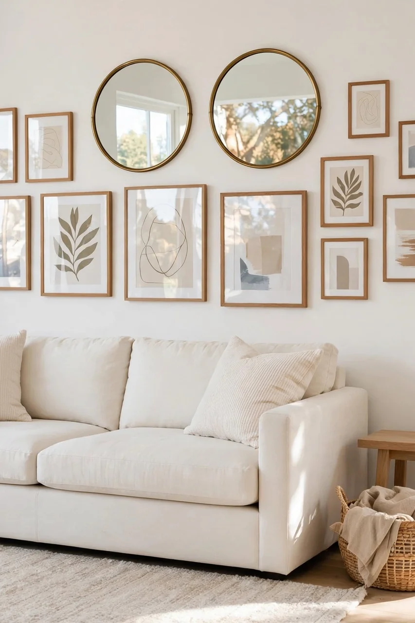 Round Mirror Accents